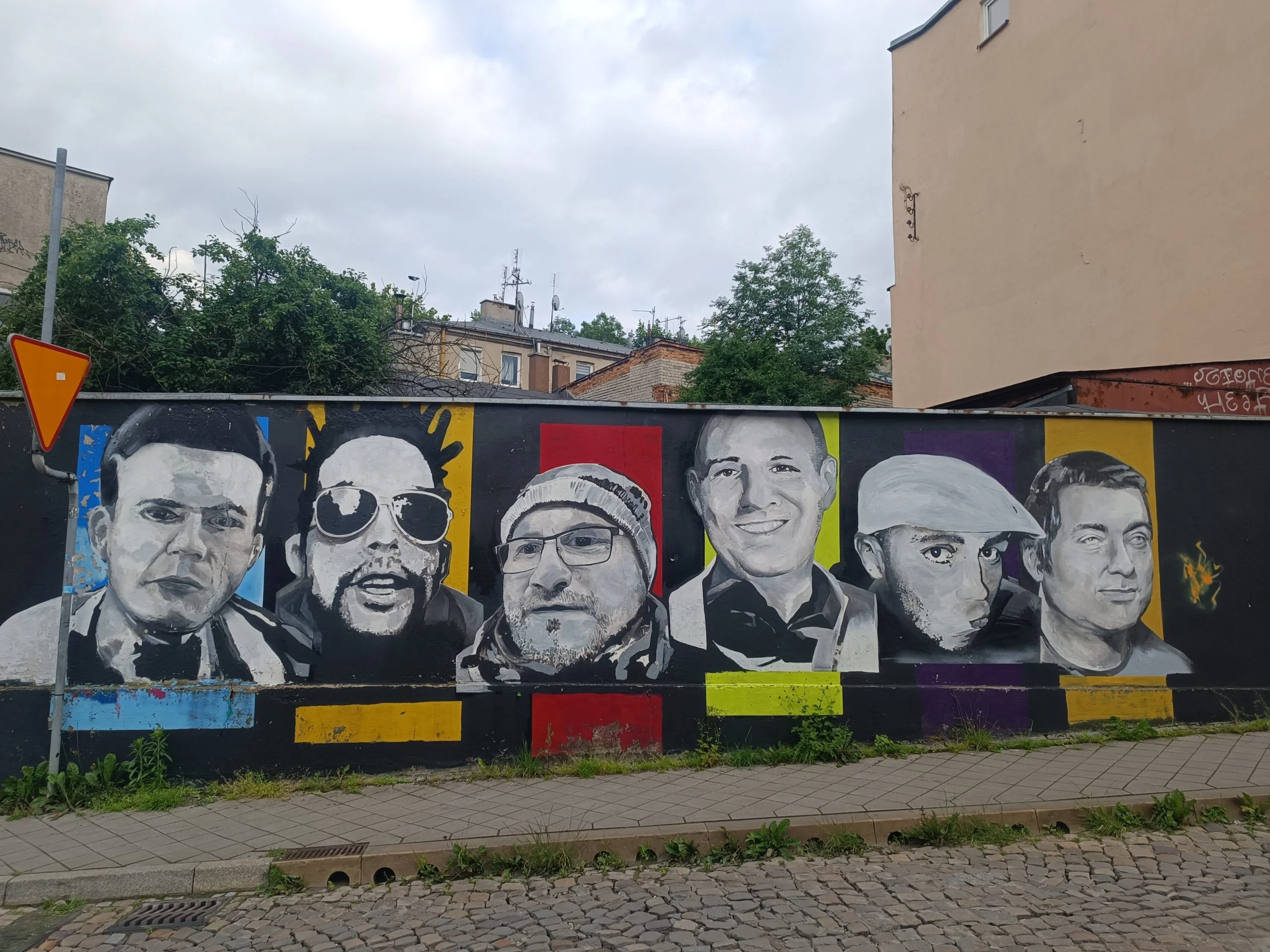 Mural upamiętniający polskich twórców kultury hip hop w Polsce, Kielce 2025
